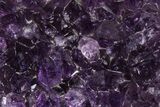 Dark Purple Amethyst Heart - Uruguay #364548-1